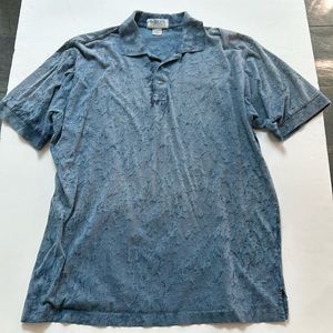 Fairway Blues blue tie dye golf polo shirt